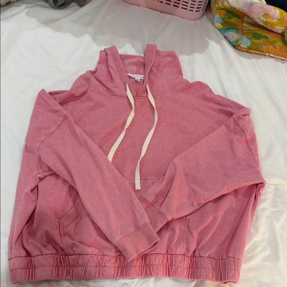 Pink Hoodie Sweatshirt